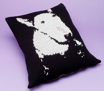 Bull Terrier cushion