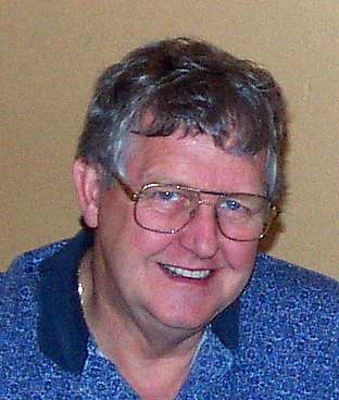 John Bushby modelling a Fotoknit sweater