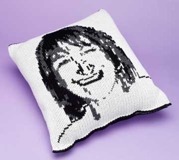 Fotoknit cushion — Cathy