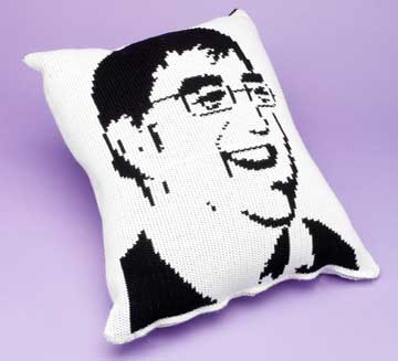 Fotoknit cushion — Steve